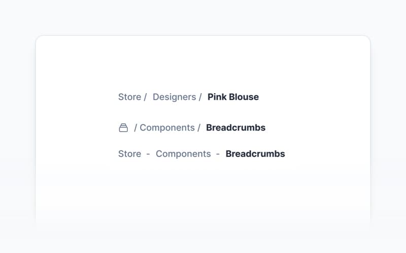 Breadcrumbs