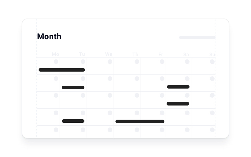 Calendar Section